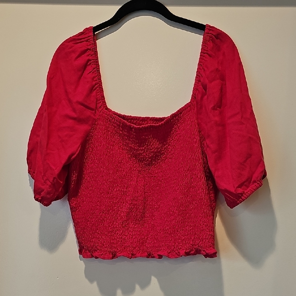 Universal Thread Pink Smocked Blouse
